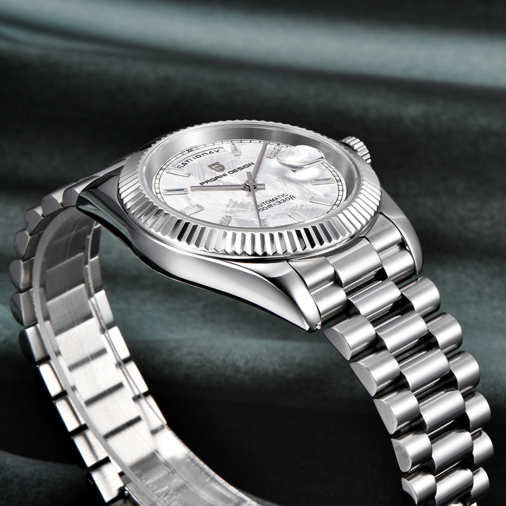 PAGANI DESIGN PD-1783 Men's Automatic Watches 40mm NH36A Mechanical Stainless Steel Luxury Wrist Watch for Men 100M Waterproof AR Coating