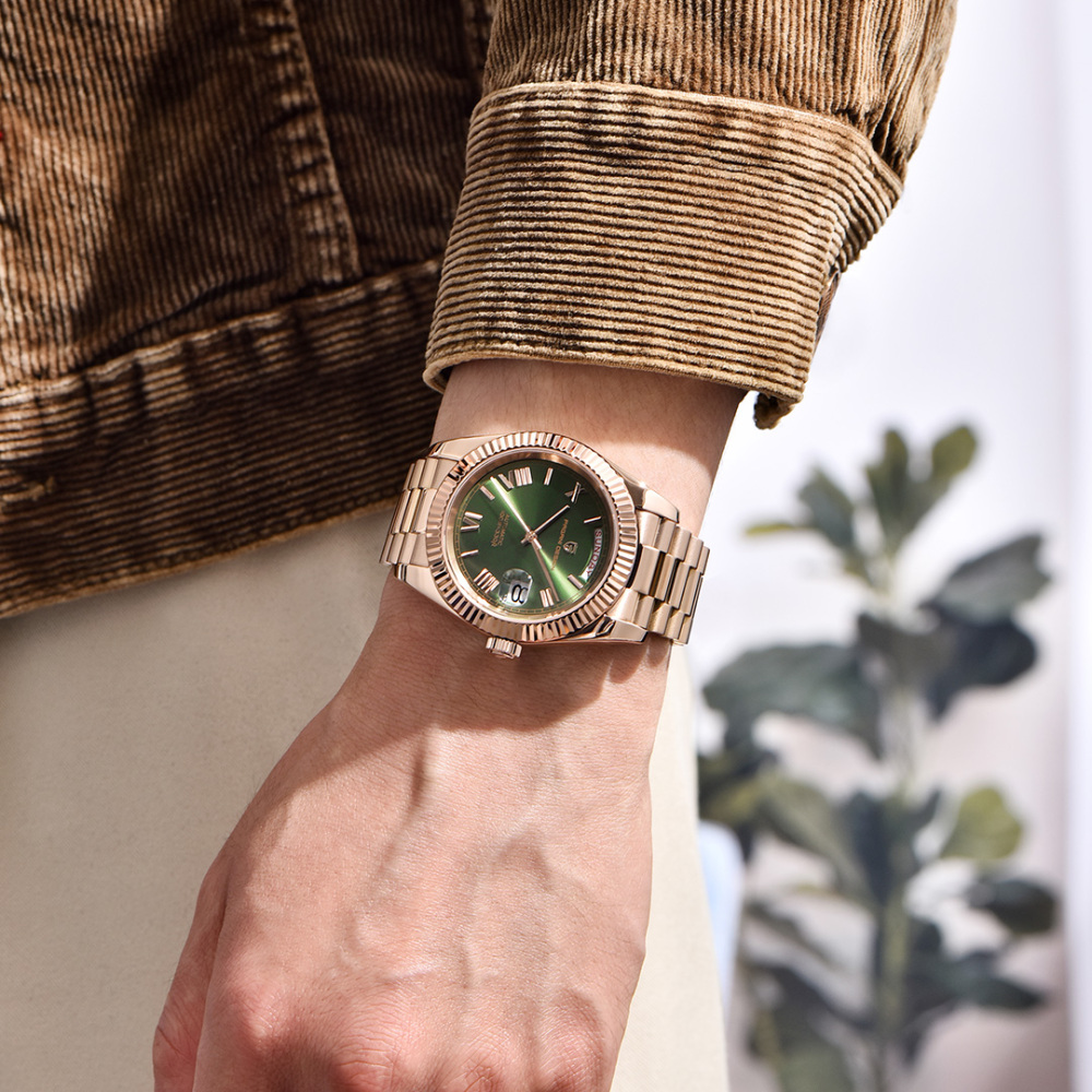 PAGANI DESIGN PD-1783 Men's Automatic Watches 40mm NH36A Mechanical Stainless Steel Luxury Wrist Watch for Men 100M Waterproof AR Coating