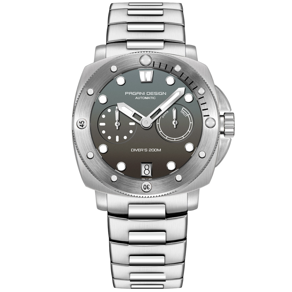 PAGANI DESIGN PD-1767 Men's Automatic Watches 41mm Stainless Steel Unique Waterproof Mechanical Sports Wrist Watch for Men Sapphire Glass With AR Coating