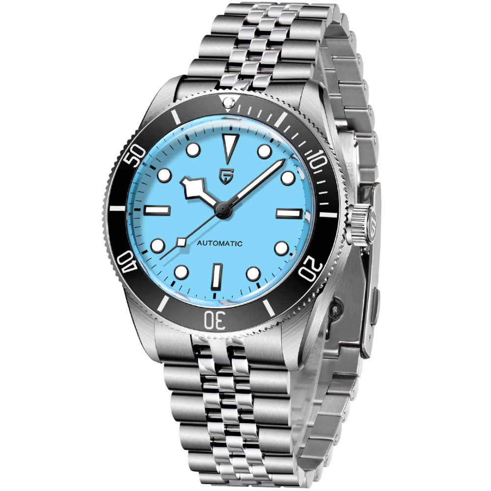 PAGANI DESIGN PD-1671 Men's Automatic Watches NH35A Sports Mechanical Stainless Steel Waterproof Wrist Watch for Men Auto Date Fold-over Clasp