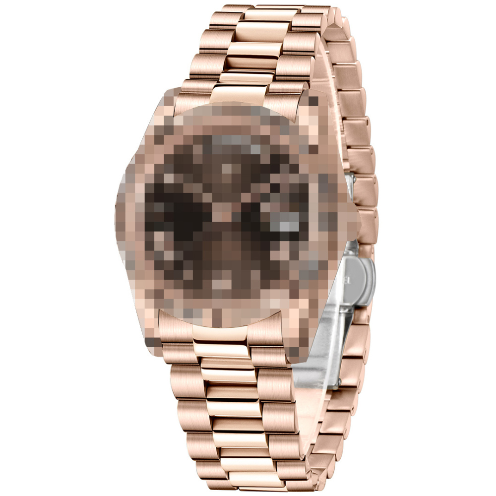 PAGANI DESIGN Original Stainless Steel Bracelet with Delpoyment Clasp, Fold-Over Clasp