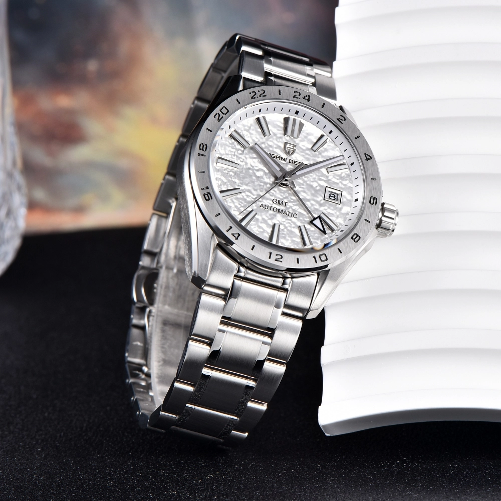 PAGANI DESIGN PD-1792 New GMT Men's Watches 40mm Desert Texture