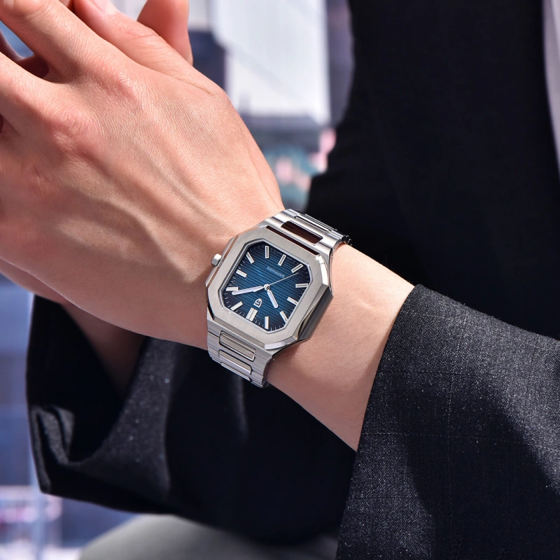 PAGANI DESIGN PD-YS019 Men's Quartz Watch New 37MM Stainless Steel ...