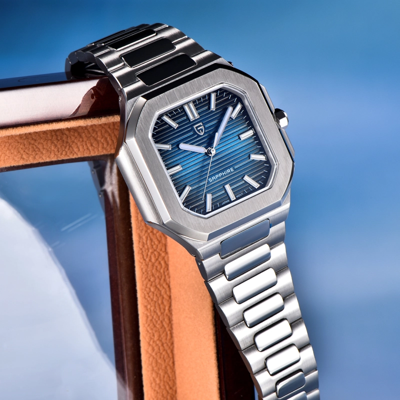 PAGANI DESIGN PD-YS019 Men's Quartz Watch New 37MM Stainless Steel ...