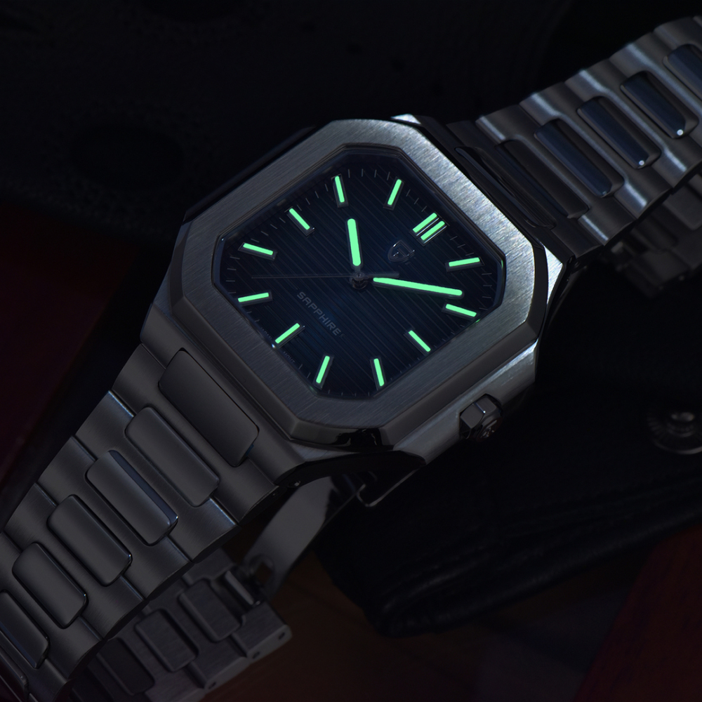 PAGANI DESIGN PD-YS019 Men's Quartz Watch New 37MM Stainless Steel Sports Waterproof Wrist Watch for Men, Synthetic Sapphire, Japan TMI VH31