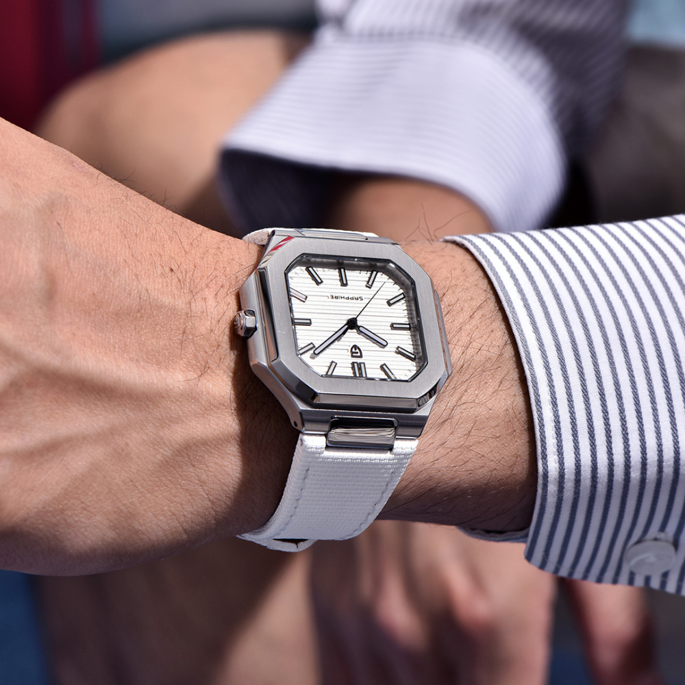 PAGANI DESIGN PD-YS019 Men's Quartz Watch New 37MM Stainless Steel Sports Waterproof Business Wrist Watch for Men, Synthetic Sapphire, Japan TMI VH31