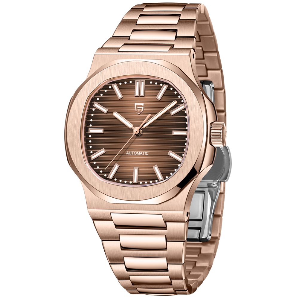 PAGANI DESIGN PD-1728 Men's Automatic Watches 40mm Luxury Stainless Steel Casual Waterproof Wrist Watches Sapphire Dial Glass