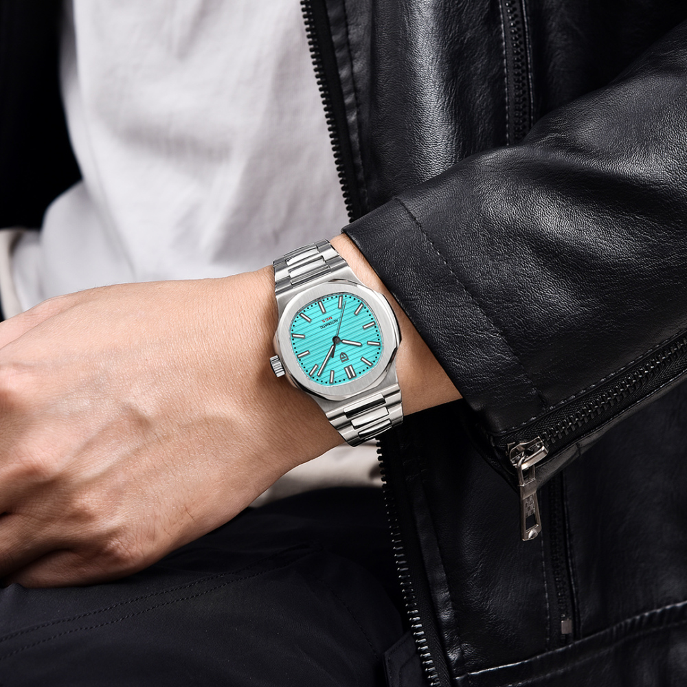 PAGANI DESIGN New Men's Automatic Watches 40mm Luxury Stainless Steel Casual Waterproof Wrist Watches Sapphire Dial Glass PD1728