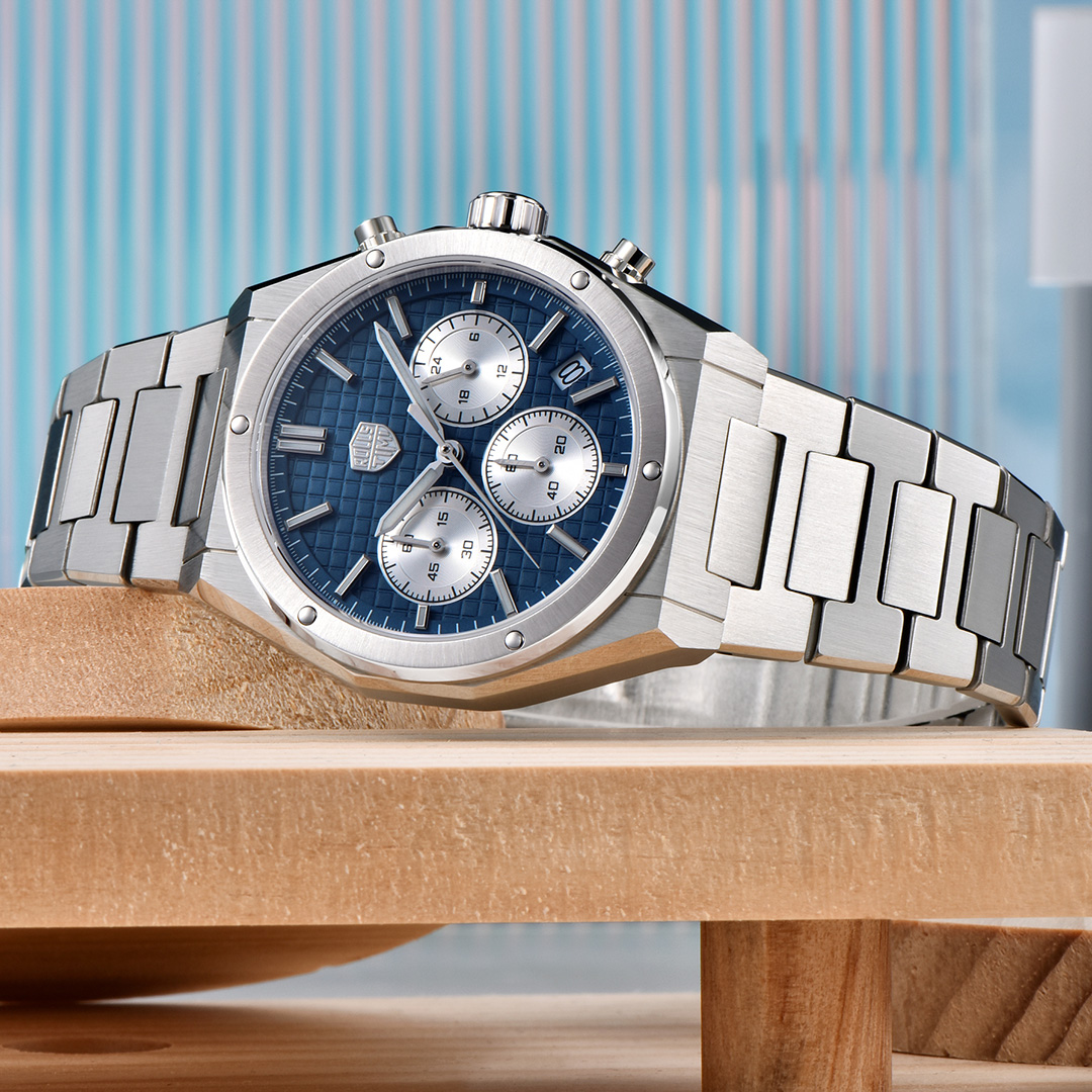 RollsTimi RT7934 Chronograph Men's Watch 39MM Stainless Steel