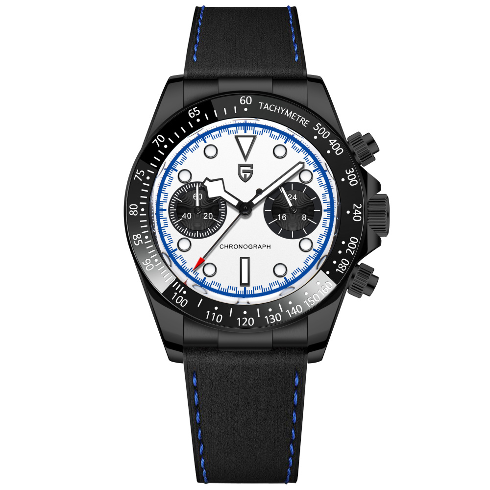 PAGANI DESIGN PD-1718 Men's Quartz Watches full Stainless Steel Waterproof Chronograph Wrist Watch for Men Japanese TMI VK64 Movement