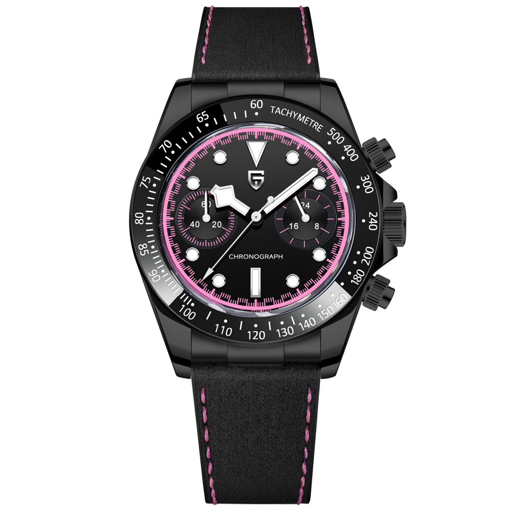PAGANI DESIGN PD-1718 Men's Quartz Watches full Stainless Steel Waterproof Chronograph Wrist Watch for Men Japanese TMI VK64 Movement