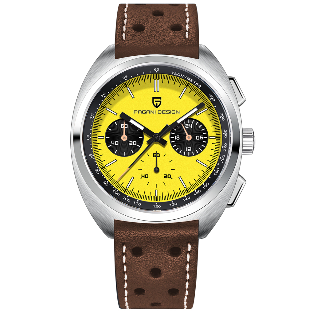 PAGANI DESIGN PD-1782 Men's Quartz Watches Chronograph Stainless Steel 40mm Sports Wrist Watch for Men