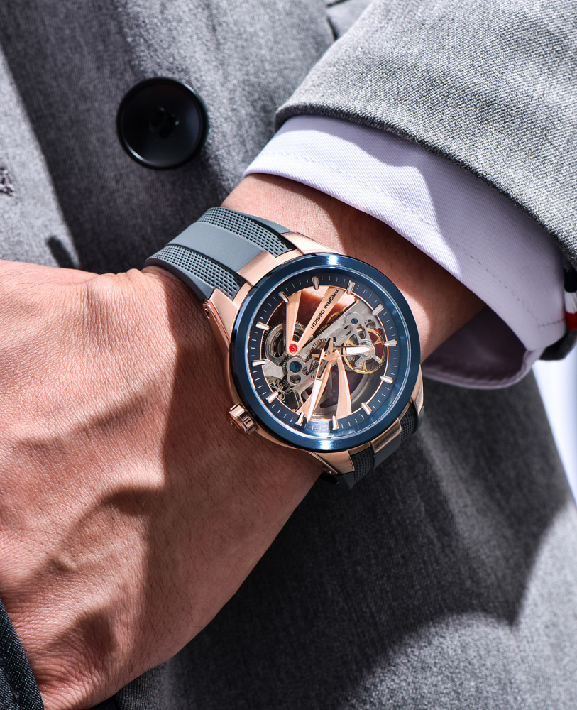 PAGANI DESIGN PD-YS030 Unique Skeleton Automatic Men's Watch, Stainless Steel Watch Case, Synthetic Sapphire with AR  AF Coating