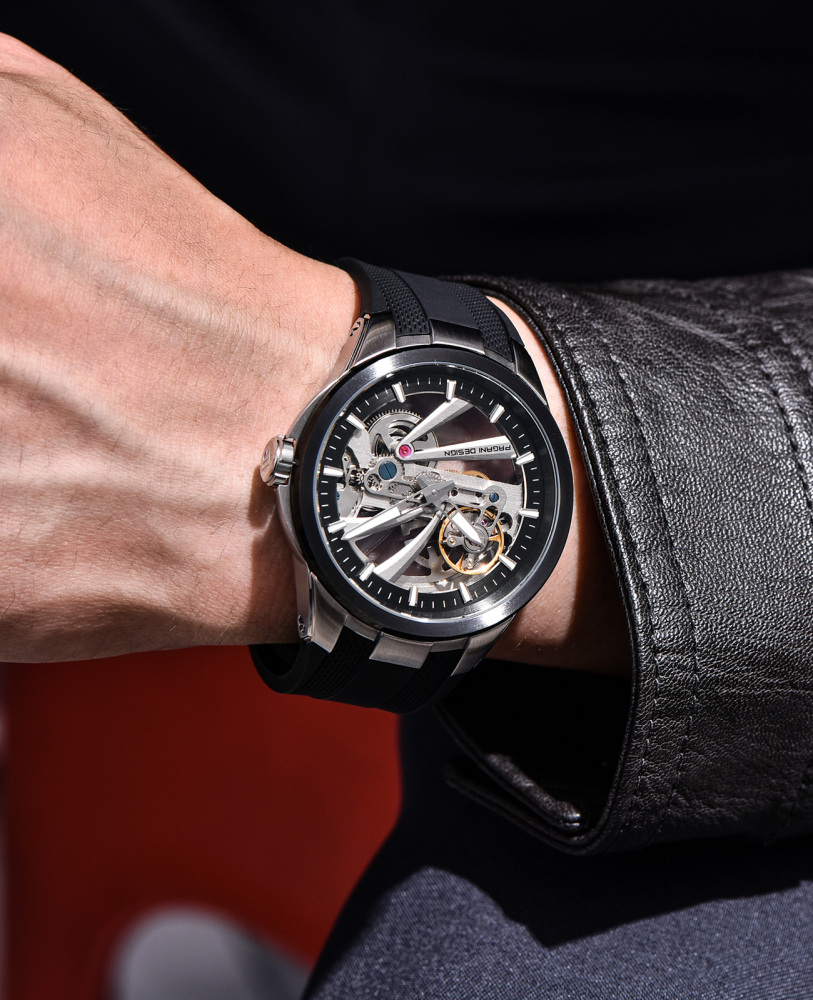 PAGANI DESIGN PD-YS030 Unique Skeleton Automatic Men's Watch, Stainless Steel Watch Case, Synthetic Sapphire with AR  AF Coating