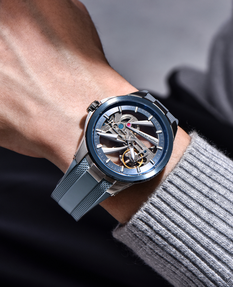 PAGANI DESIGN PD-YS030 Unique Skeleton Automatic Men's Watch, Stainless Steel Watch Case, Synthetic Sapphire with AR  AF Coating