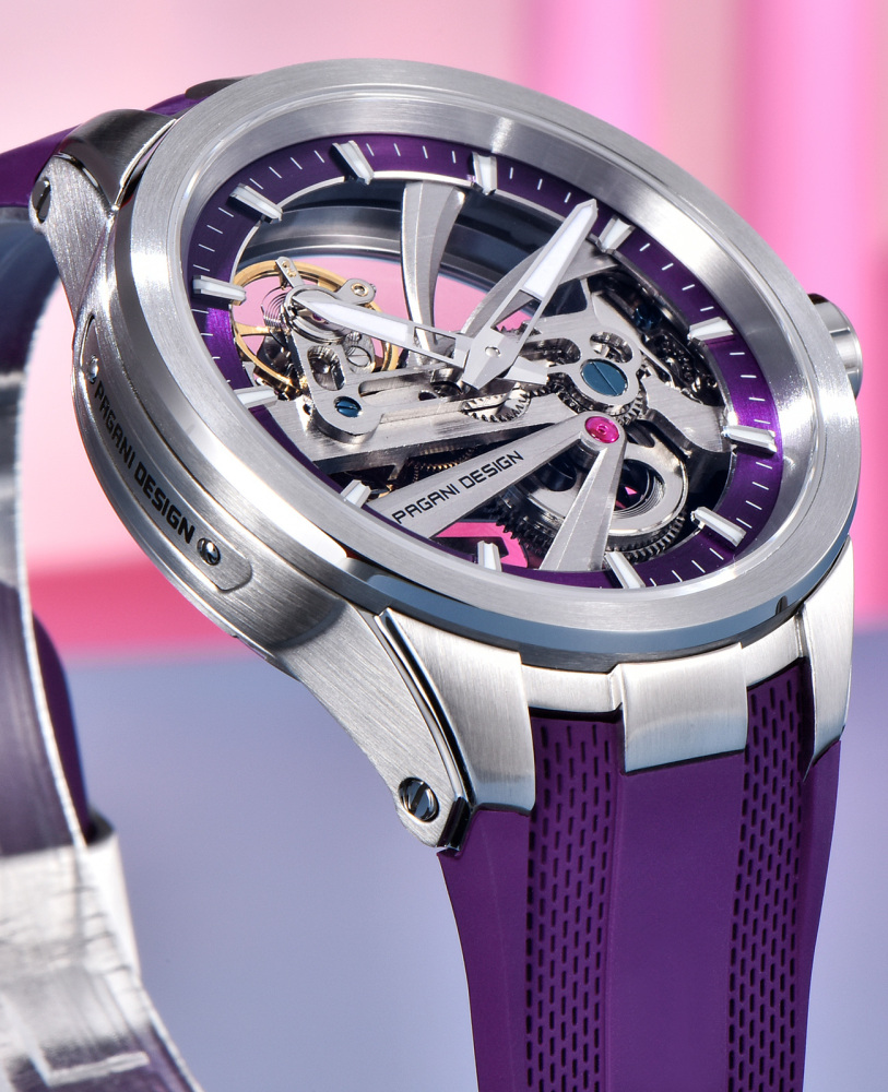 PAGANI DESIGN PD-YS030 Unique Skeleton Automatic Men's Watch, Stainless Steel Watch Case, Synthetic Sapphire with AR  AF Coating