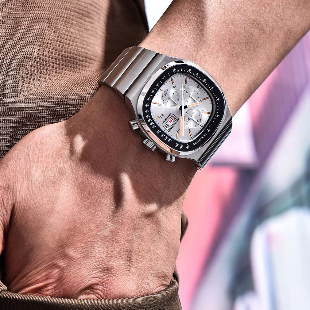 PAGANI DESIGN PD-1819 New Chronograph Quartz Watch 40mm Stainless Steel 100M Waterproof Wristwatch