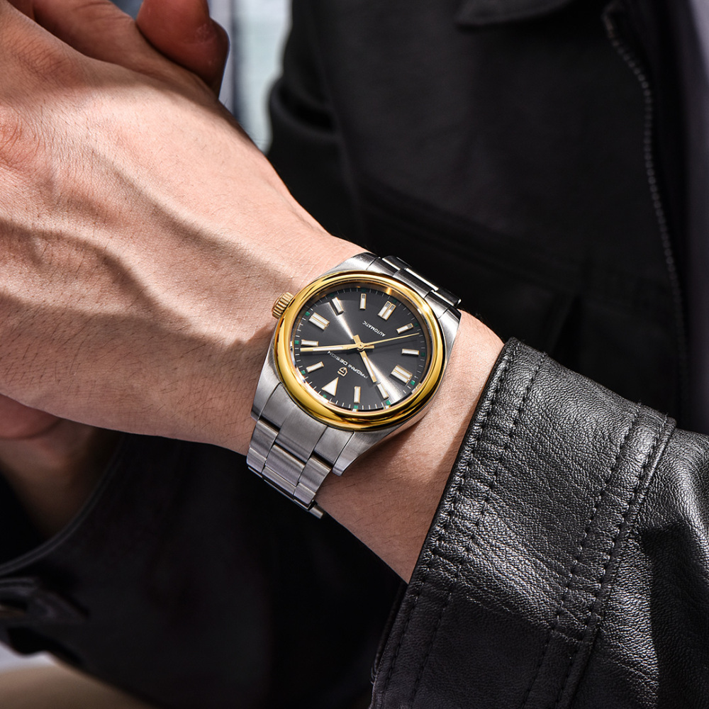 PAGANI DESIGN PD-1731 New Automatic Watch for Men Luxury Business Stainless Steel Men's Watch with Synthetic Sapphire Dial Glass