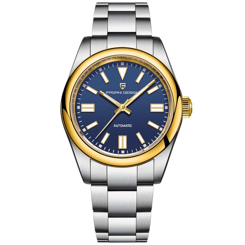 PAGANI DESIGN PD-1731 New Automatic Watch for Men Luxury Business Stainless Steel Men's Watch with Synthetic Sapphire Dial Glass