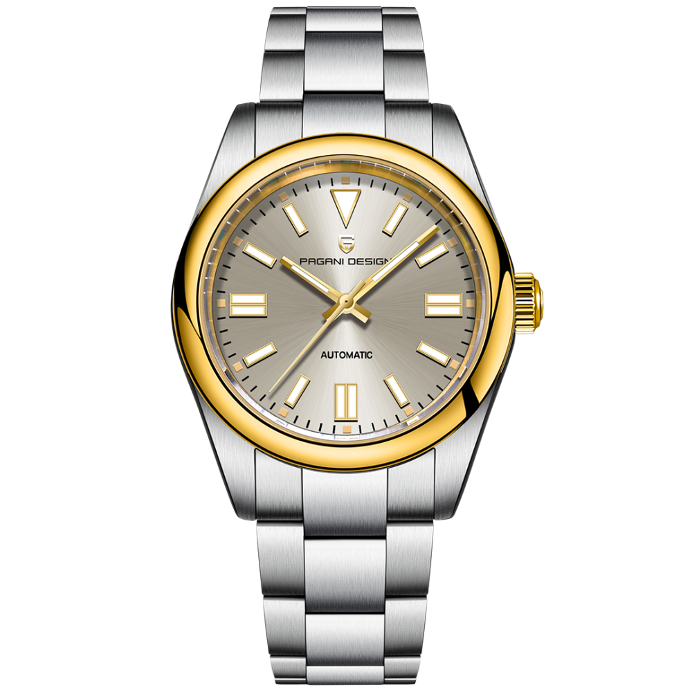 PAGANI DESIGN PD-1731 New Automatic Watch for Men Luxury Business Stainless Steel Men's Watch with Synthetic Sapphire Dial Glass