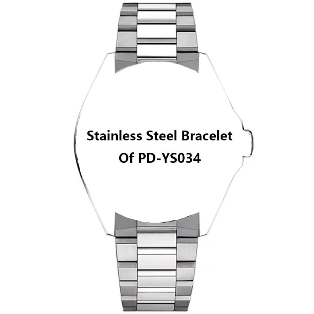 Rubber Strap & Stainless Steel Bracelet of PD-YS034