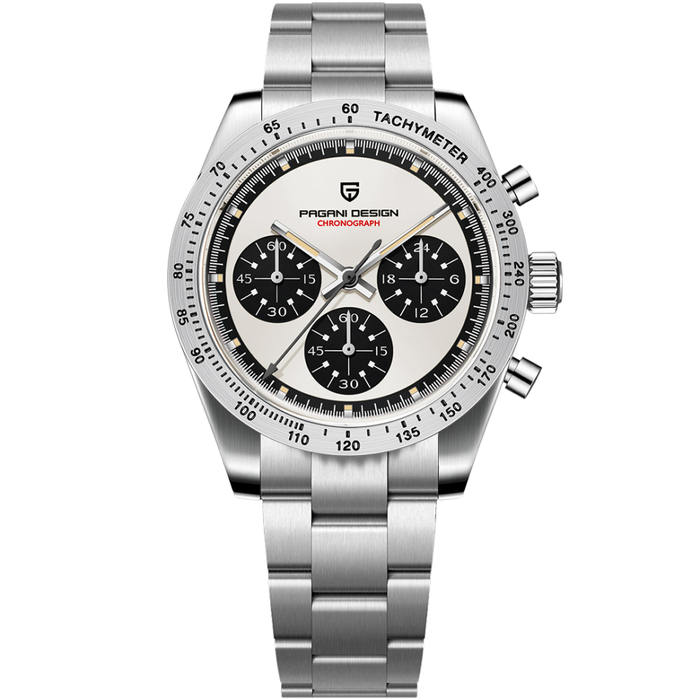 PAGANI DESIGN PD-1828 New Men's Chronograph Watches Stainless Steel Sports Quartz 40MM Wrist Watch for Men