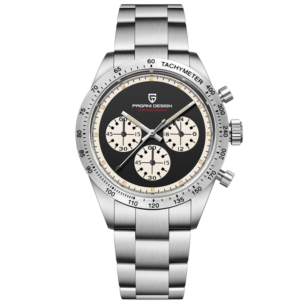 PAGANI DESIGN PD-1829 New Men's Chronograph Watches Stainless Steel Sports Quartz 40MM Wrist Watch for Men