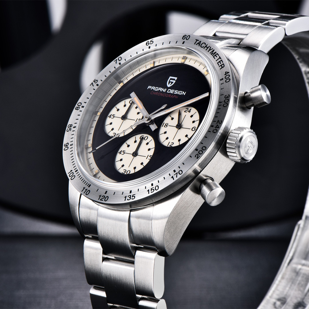 PAGANI DESIGN PD-1829 New Men's Chronograph Watches Stainless Steel Sports Quartz 40MM Wrist Watch for Men
