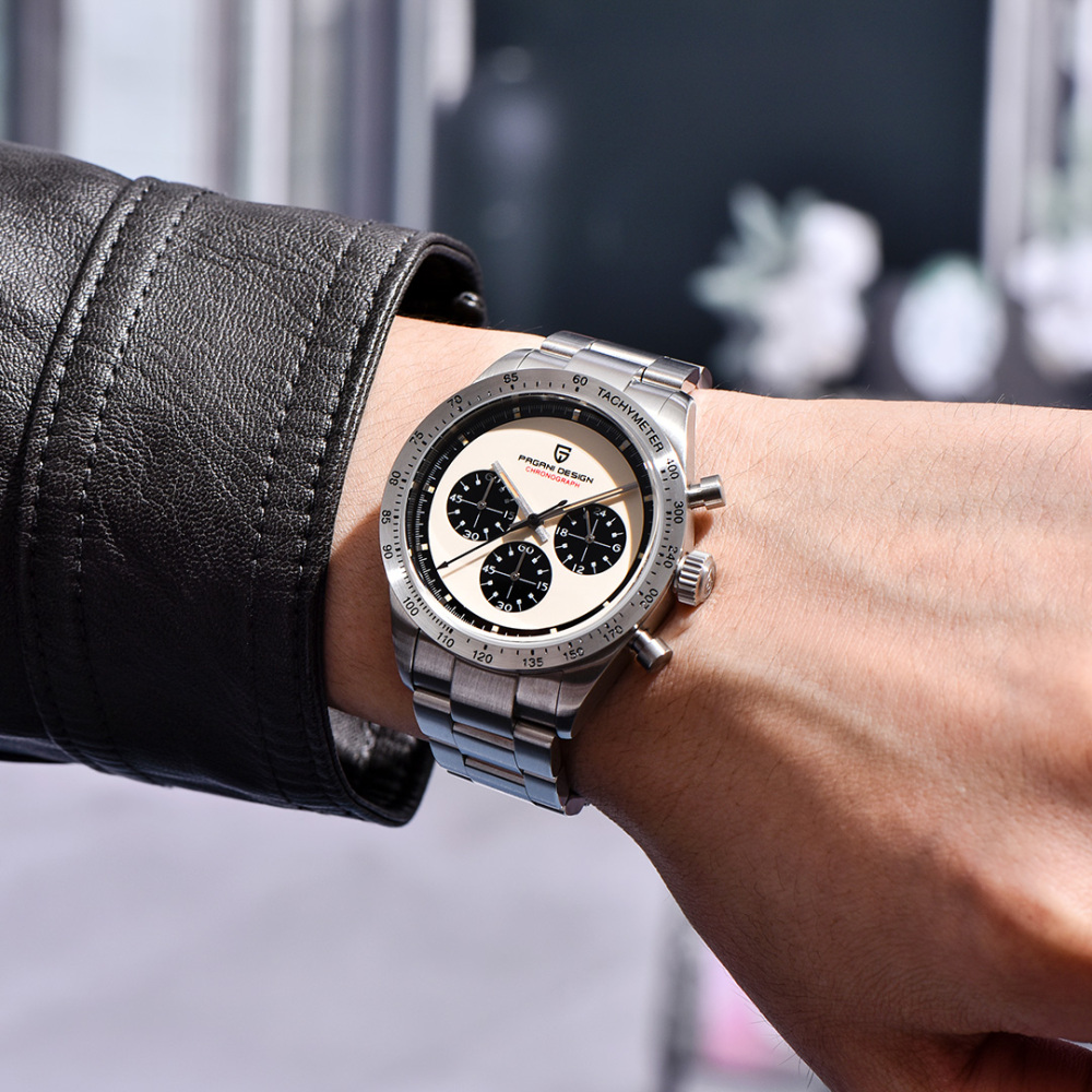 PAGANI DESIGN PD-1829 New Men's Chronograph Watches Stainless Steel Sports Quartz 40MM Wrist Watch for Men