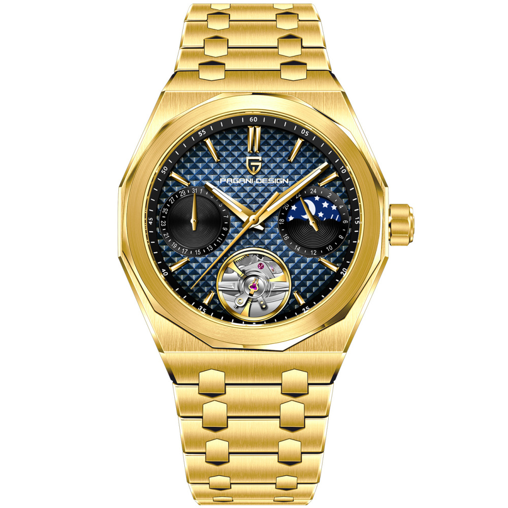 PAGANI DESIGN PD-YS036 New Automatic Men's Watch Stainless Steel Waterproof Mechanical Wrist Watch for Men
