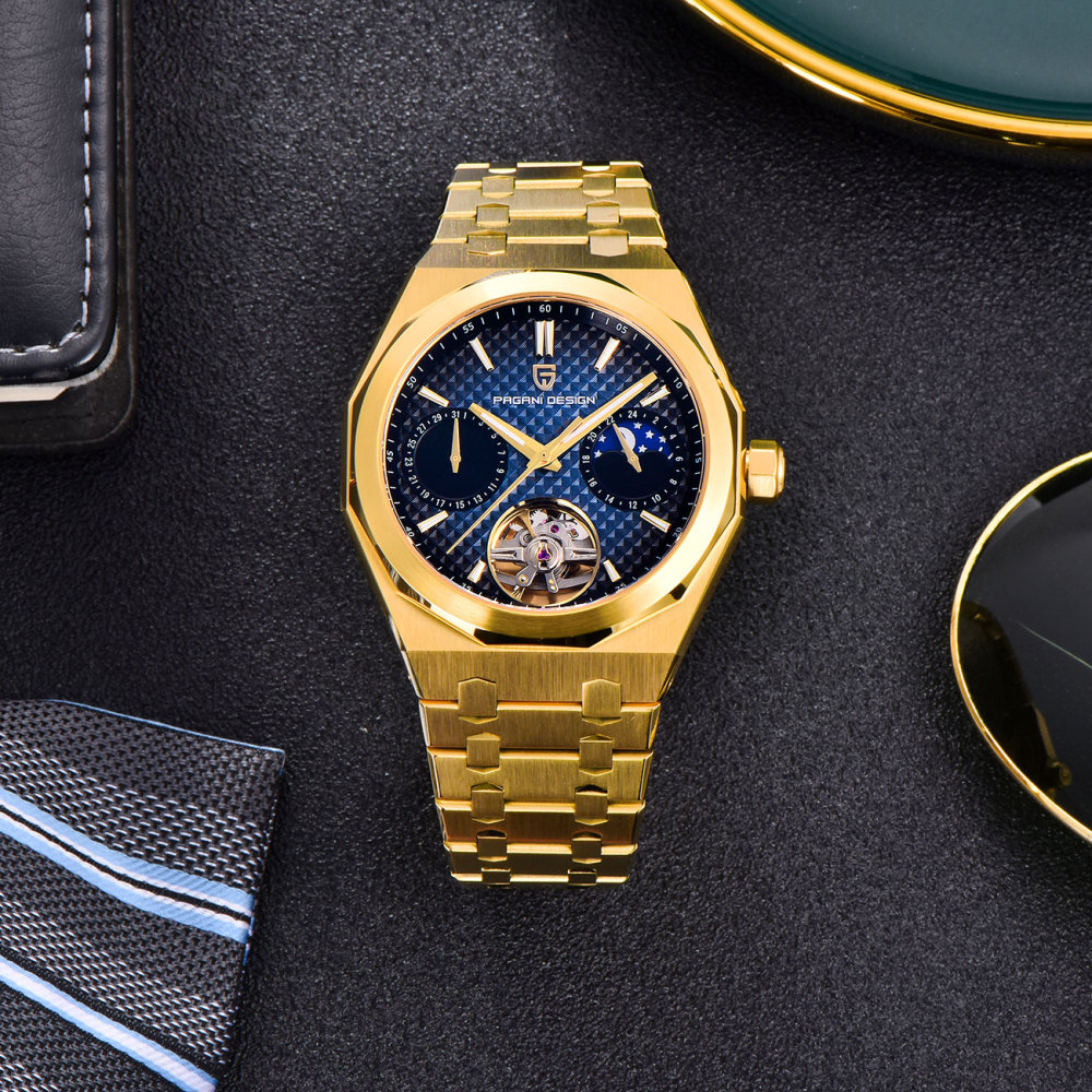 PAGANI DESIGN PD-YS036 New Automatic Men's Watch Stainless Steel Waterproof Mechanical Wrist Watch for Men