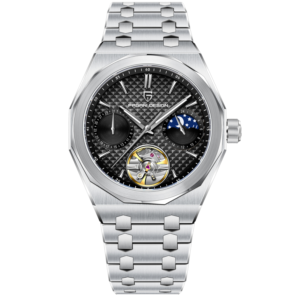 PAGANI DESIGN PD-YS036 New Automatic Men's Watch Stainless Steel Waterproof Mechanical Wrist Watch for Men