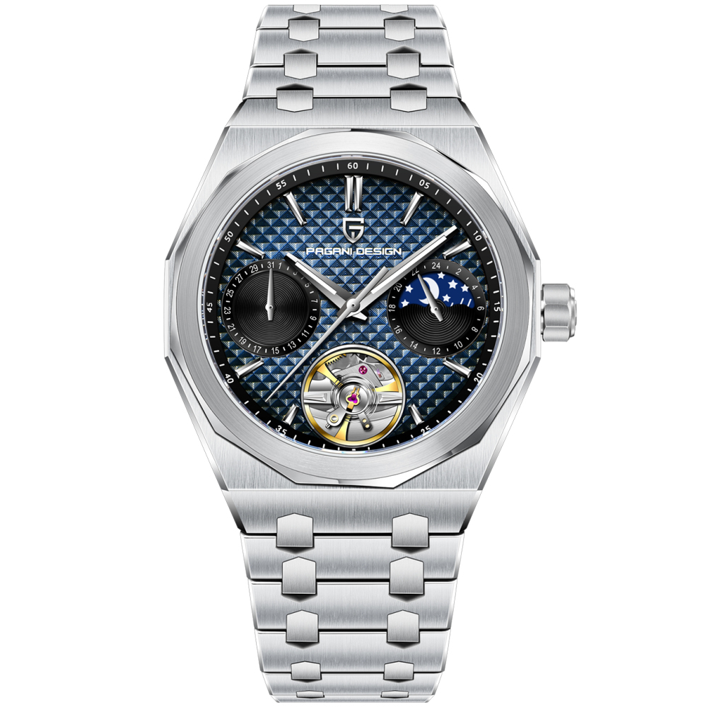 PAGANI DESIGN PD-YS036 New Automatic Men's Watch Stainless Steel Waterproof Mechanical Wrist Watch for Men