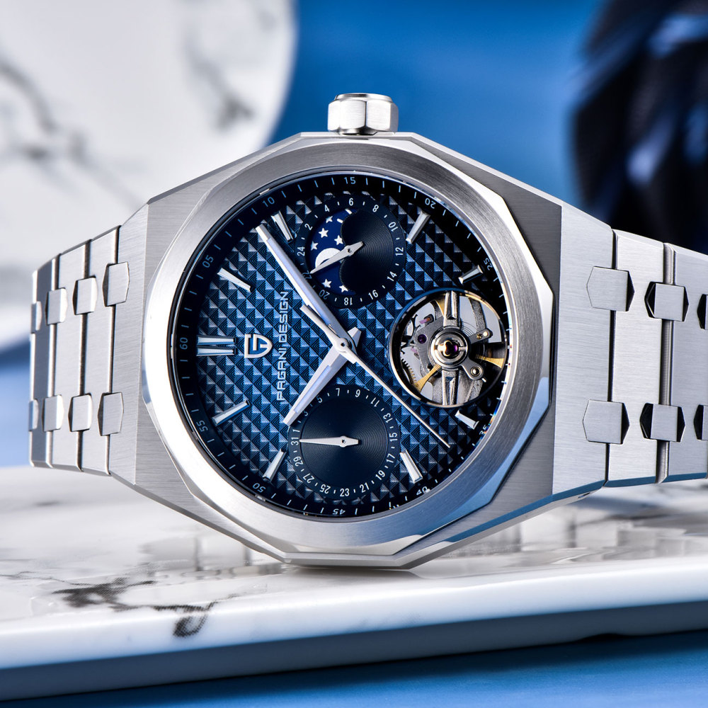 PAGANI DESIGN PD-YS036 New Automatic Men's Watch Stainless Steel Waterproof Mechanical Wrist Watch for Men