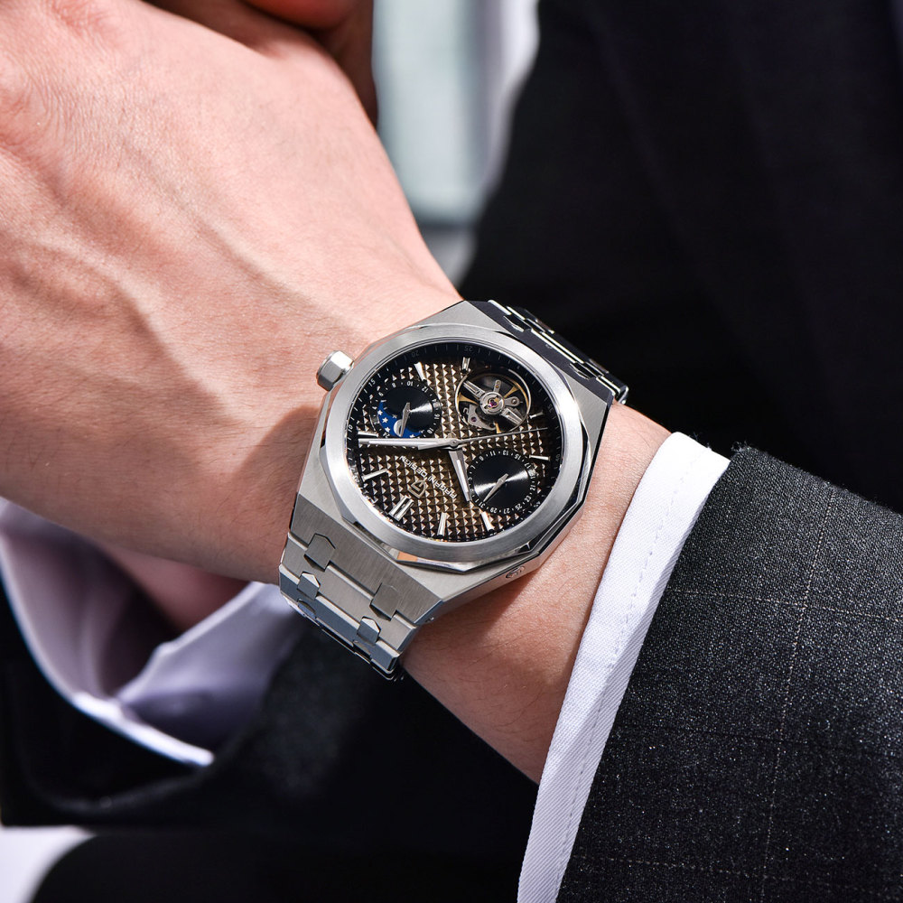 PAGANI DESIGN PD-YS036 New Automatic Men's Watch Stainless Steel Waterproof Mechanical Wrist Watch for Men