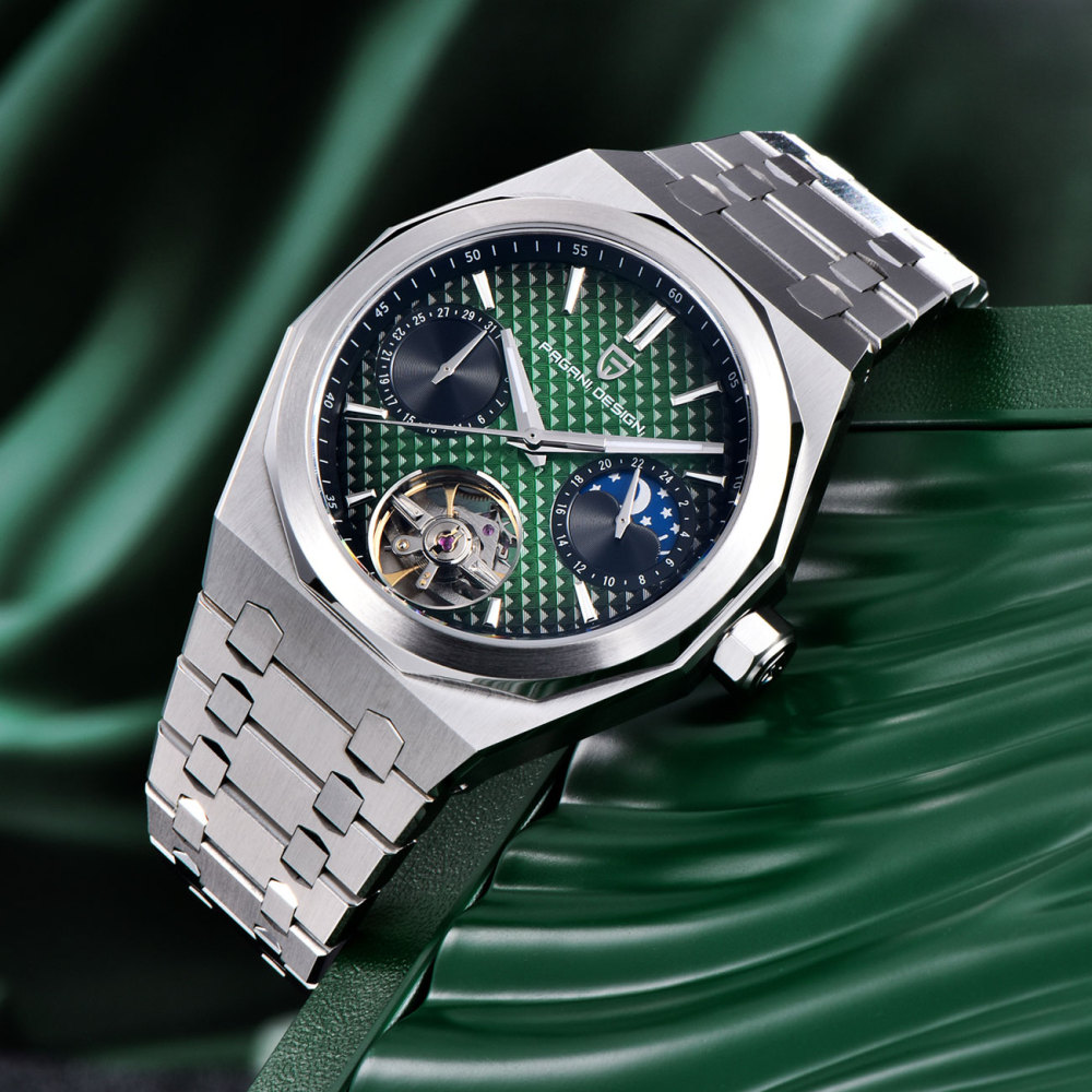 PAGANI DESIGN PD-YS036 New Automatic Men's Watch Stainless Steel Waterproof Mechanical Wrist Watch for Men