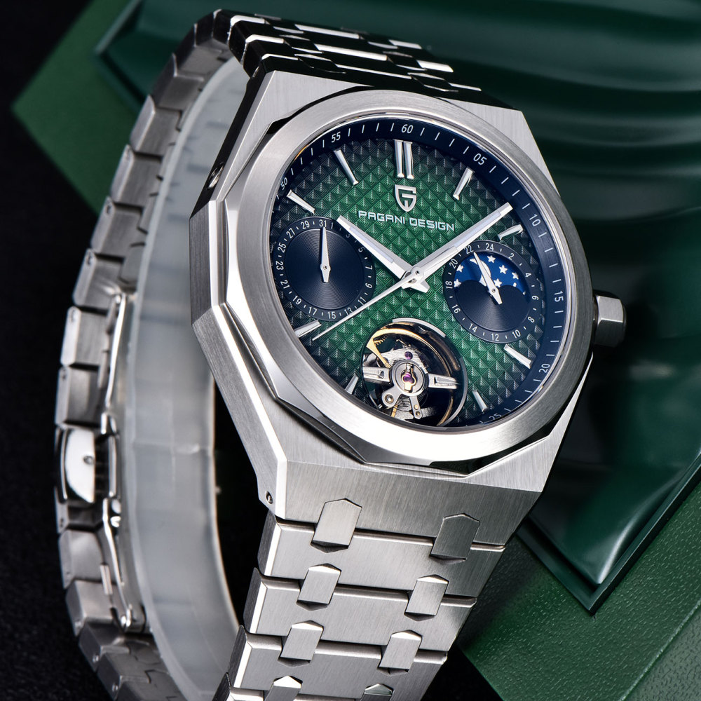 PAGANI DESIGN PD-YS036 New Automatic Men's Watch Stainless Steel Waterproof Mechanical Wrist Watch for Men