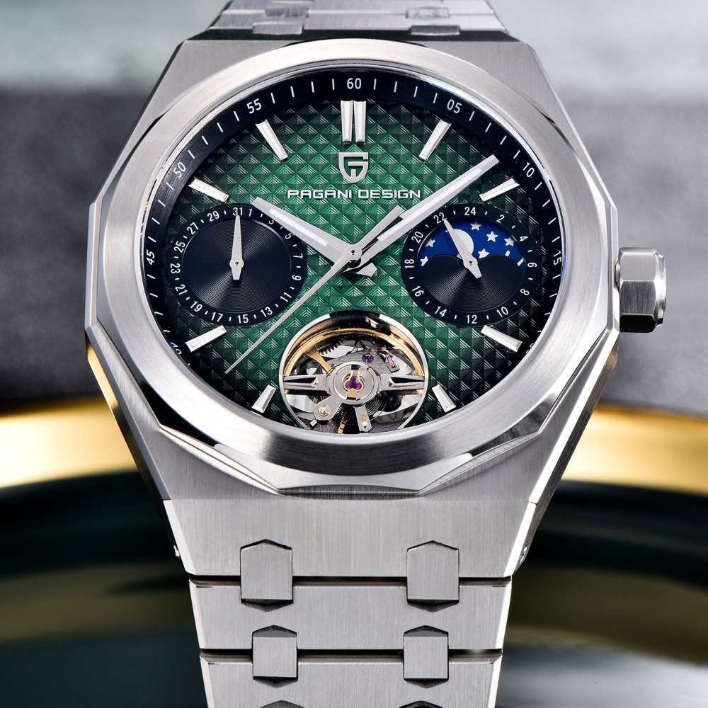 PAGANI DESIGN PD-YS036 New Automatic Men's Watch Stainless Steel Waterproof Mechanical Wrist Watch for Men