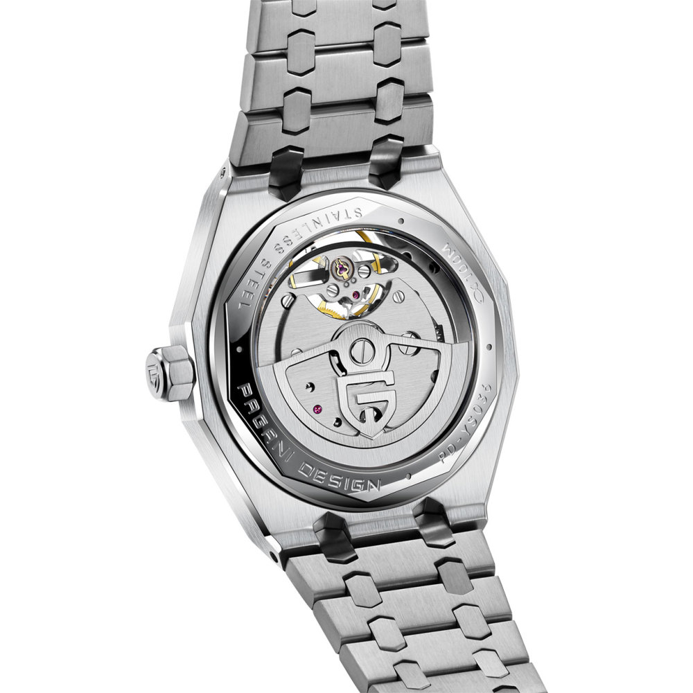 PAGANI DESIGN PD-YS036 New Automatic Men's Watch Stainless Steel Waterproof Mechanical Wrist Watch for Men