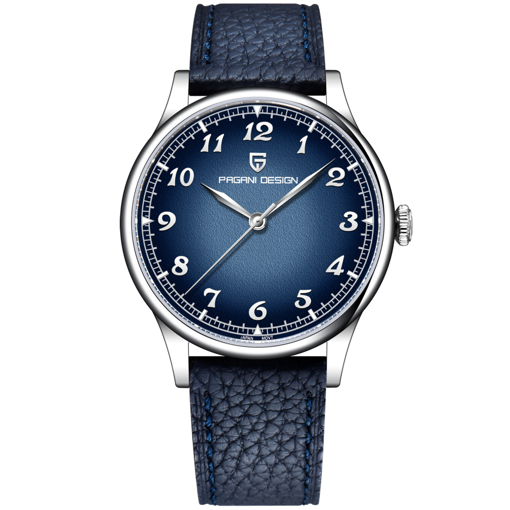 PAGANI DESIGN PD-1826 New Men's Watch 40mm Stainless Steel Quartz Business Watch for Men, VH31 Movt, Sapphire Glass with AR&AF