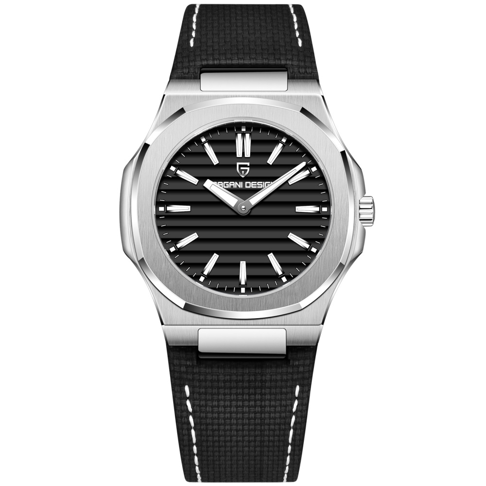 PAGANI DESIGN PD-1830 Men's Quartz Watches Luxury Stainless Steel Business Wristwatch with Swiss Ronda Movement