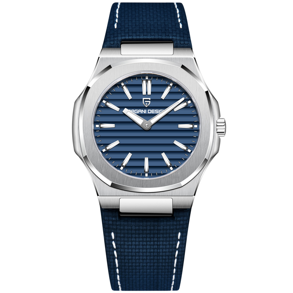 PAGANI DESIGN PD-1830 Men's Quartz Watches Luxury Stainless Steel Business Wristwatch with Swiss Ronda Movement