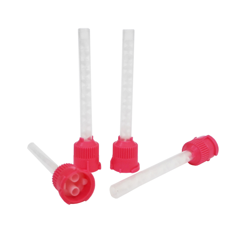 Dental Impression Mixing Tips Pink 5.4mm 1:1 Ratio