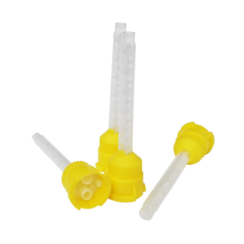 Dental Impression Mixing Tip Yellow 4.2 mm 1:1 Ratio