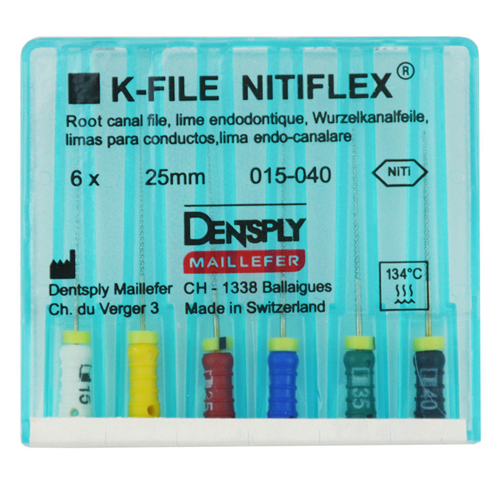 DENTSPLY KFILE NITIFLEX NiTi Dental Endodontic Files,Endodontics