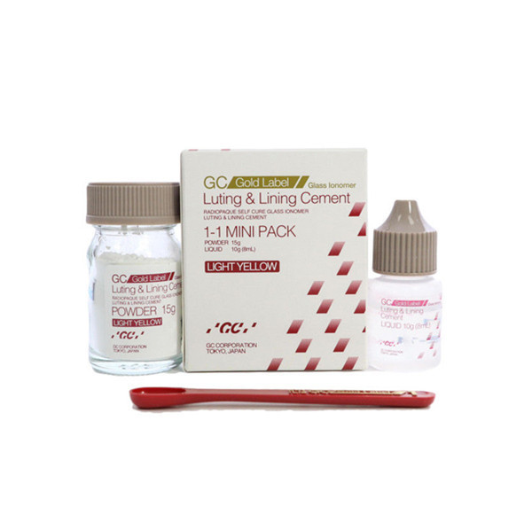 GC Gold Label 1 Luting & Lining Glass Ionomer Cement Mini Pack 15g/10g
