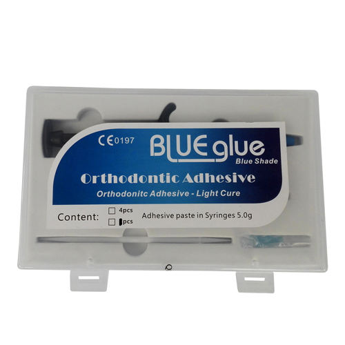 Dental Cement Light Cure Orthodontic Bracket Bonding Adhesive Blue Glue,Orthodontic
