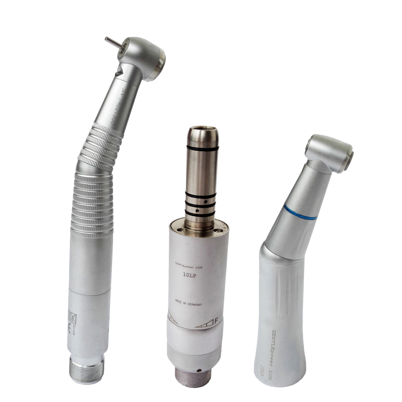 Dental KAVO Type Low &amp; High Speed Air Motor Contra Angle LED Triple Water Handpiece Kit