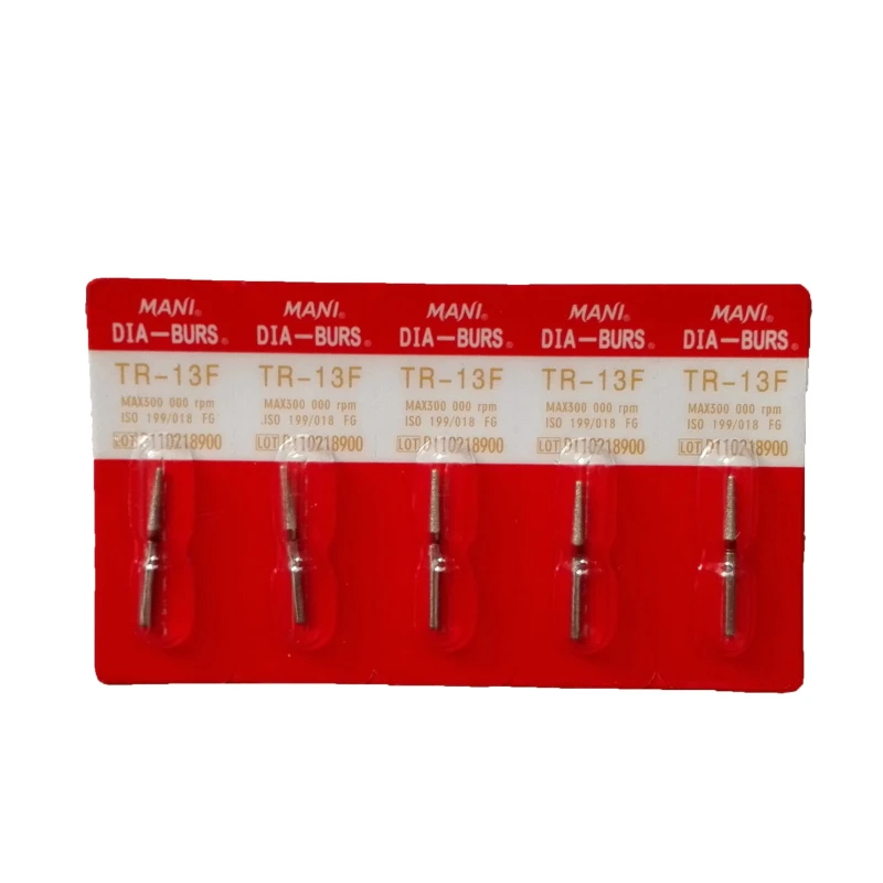 MANI Diamond Burs Drill Dental High Speed Handpiece 155 Types Optional FG 1.6mm