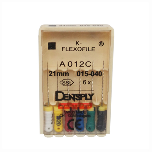 DENTSPLY Maillefer K-Flexofile Highly Flexible Endodontic Dental Root Canal Files